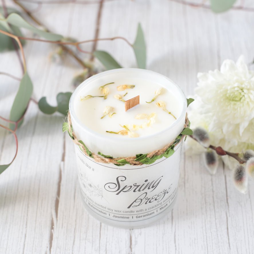 Scented soy wax candle SPRING BREEZE - Jamailah
