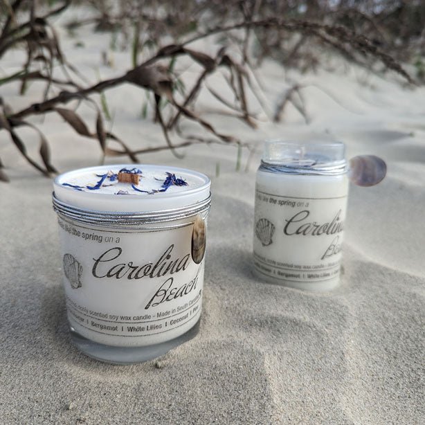 SPRING ON A CAROLINA BEACH: Scented soy wax candle - Jamailah
