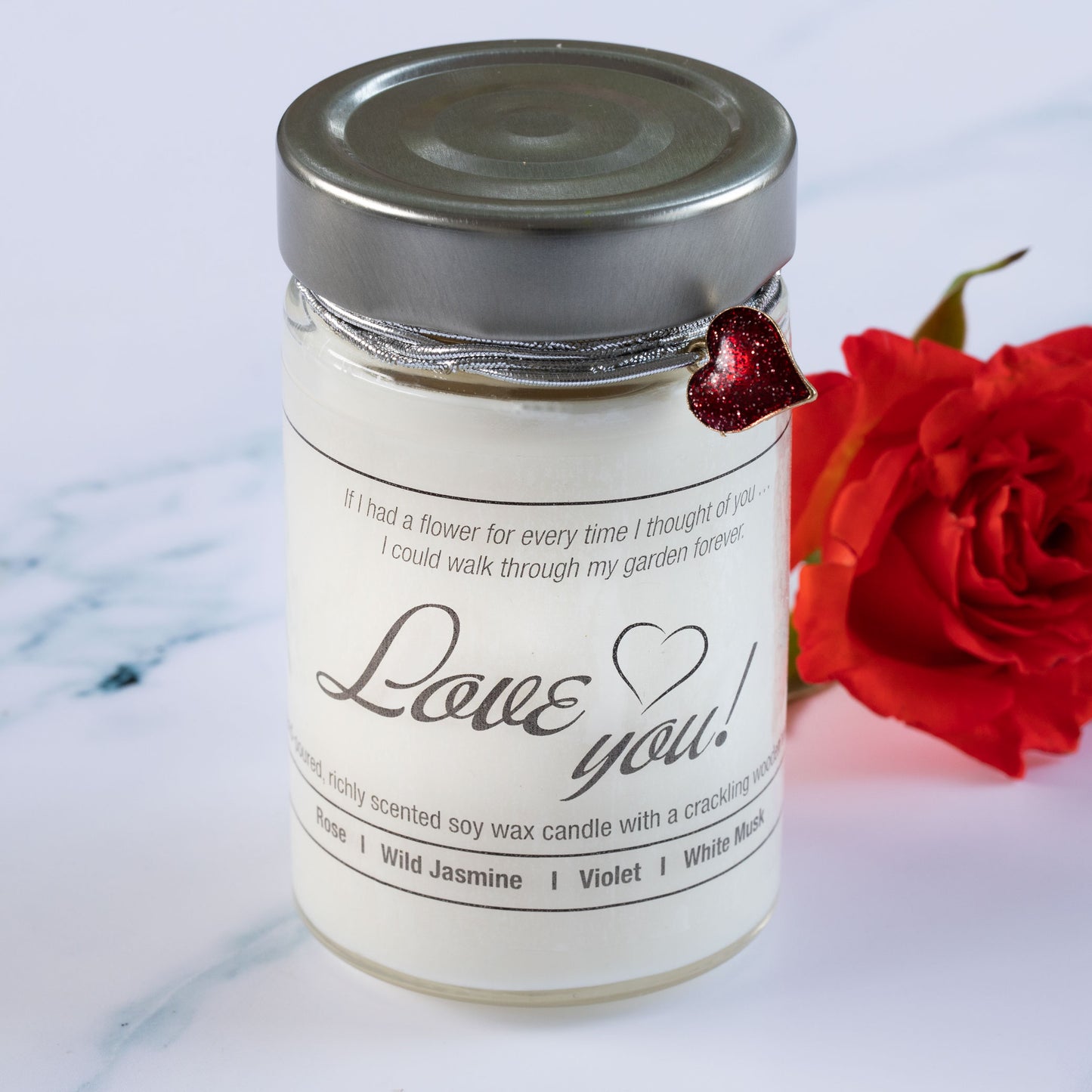 Hand-poured soy wax candle