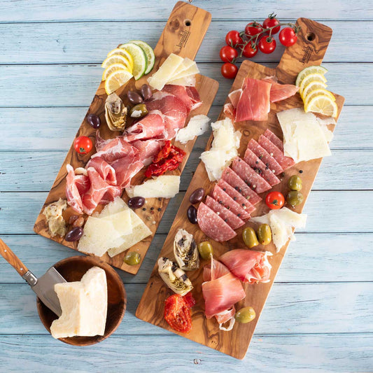 New arrival antipasti serving board made from olive wood