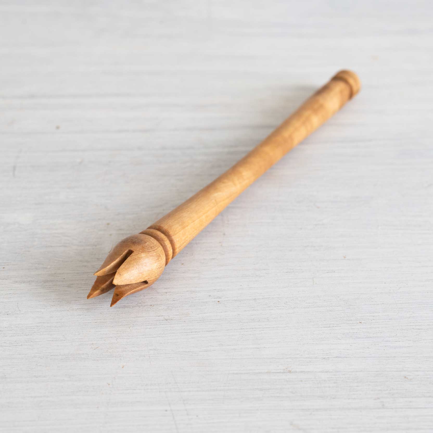 Olive picker fork made from Olive Wood