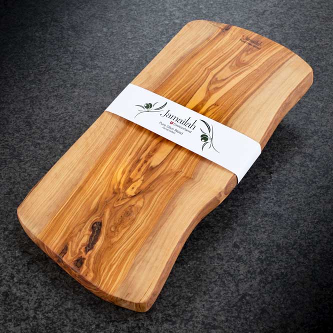 Rustic Cheese board olive wood