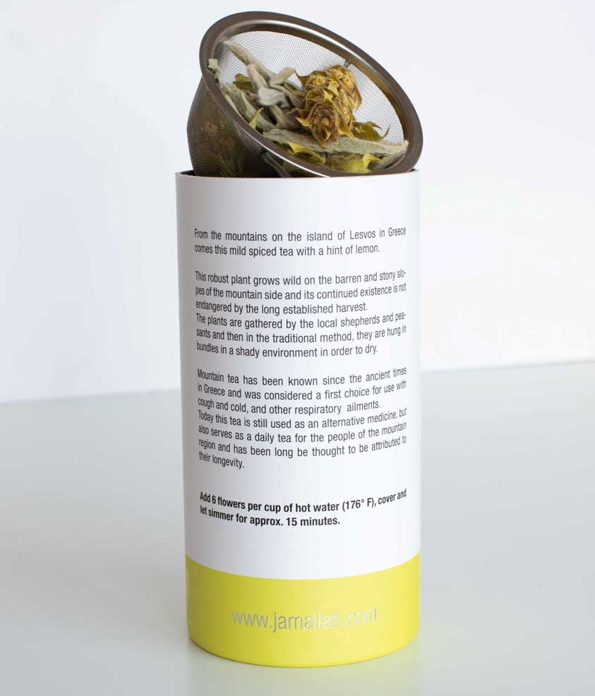 Detox Greek Mountain Tea in the box with a mesh - Jamailah