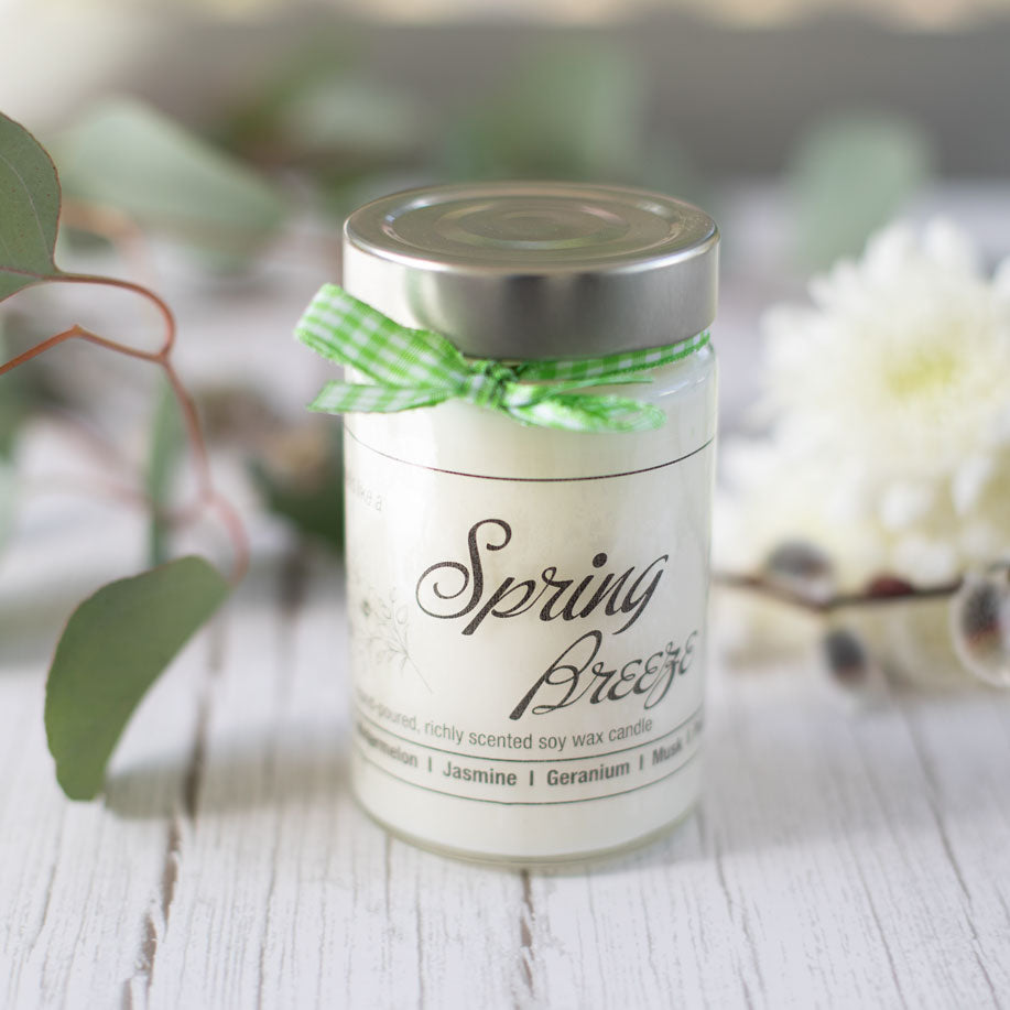 scented soy wax candle